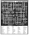 An image showing the PDF version of the Atmospheric Crossword Puzzle.